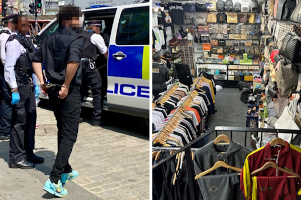 £5m in fake clothes, accessories seized in London